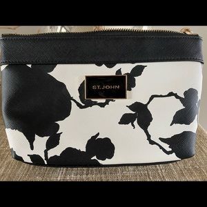 St.John cosmetic or accessories bag